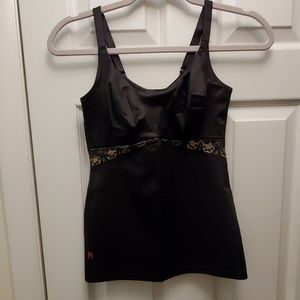 Ruby Ribbon Lace Full Support Cami Size 36
